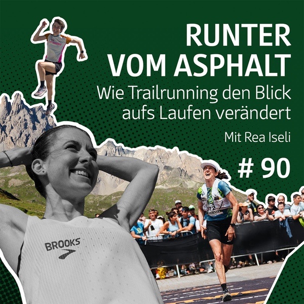 Läuferin am Berg