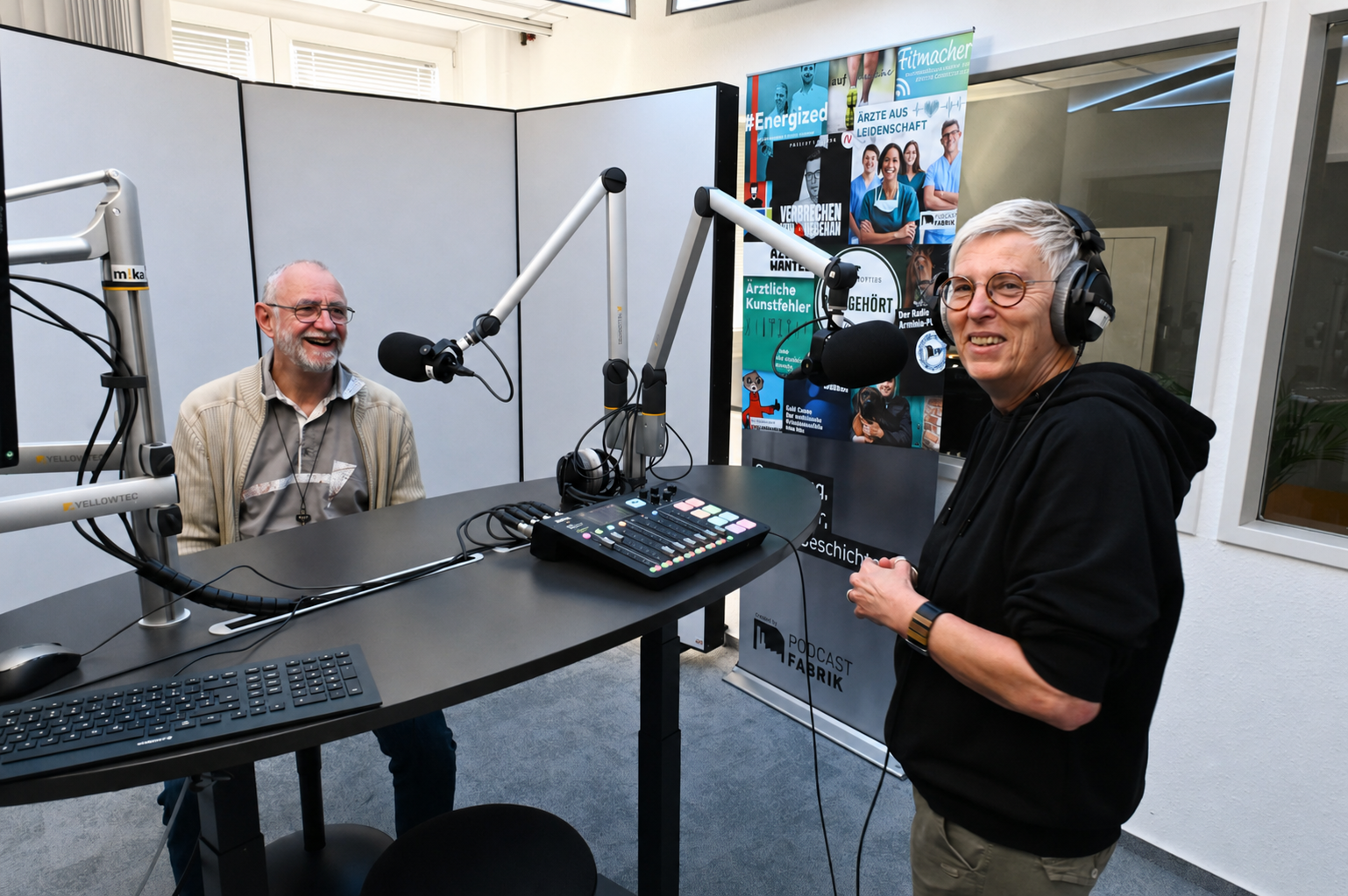 Podcastproduktion mit Hostin