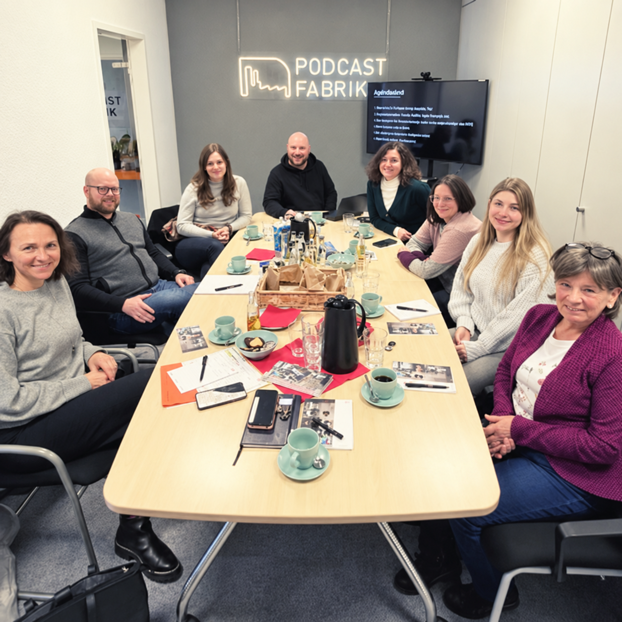 Workshop in der Podcastfabrik